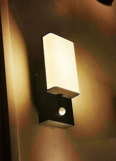 Lightplanet Модерен Осветително тяло За стена с вграден LED Сив