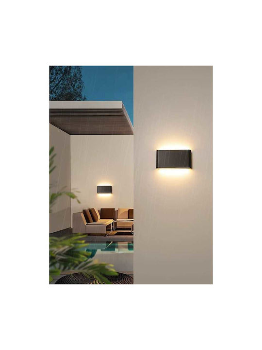Lightplanet Modern Lumină de Perete cu LED Integrat și Lumină Alb Cald Negru