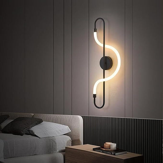 Lightplanet Φωτιστικό Τοίχου με Ενσωματωμένο LED Μαύρο