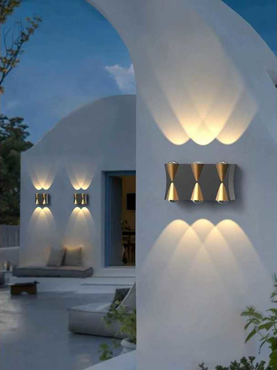 Lightplanet Wandmontierte Außenleuchte LED IP65 6W