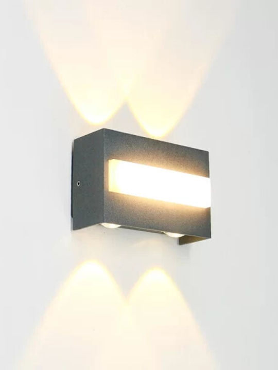 Lightplanet Стенно Външно Осветително Тяло LED IP65 8W
