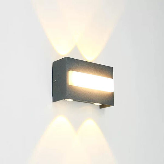 Lightplanet Стенно Външно Осветително Тяло LED IP65 8W