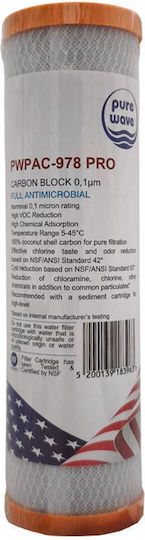 Water Filter Replacement for Faucet made of Activated Carbon 0.1 μm