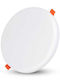 Lightplanet Rotund Panou LED Putere 32W cu Alb Rece Lumini