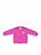Kids Cardigan Cotton Pink