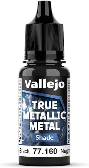 Acrylicos Vallejo Model Making Paint Obsidian Black 18ml