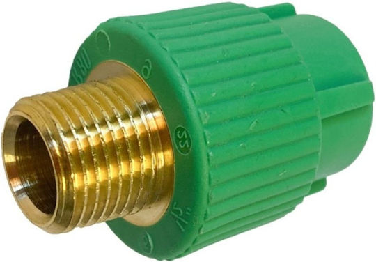 Racord Pneumatic Ppr Masculin Ø25 X 1/2'' Aquatherm