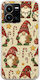 Festive Friends Gnome Vivo Y35 Siliconă Transparentă TPU Flexibilă