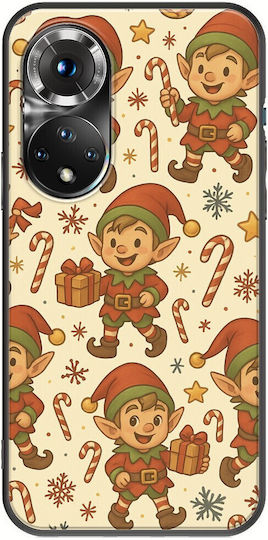 Festive Friends Elf Huawei Nova 9 Black Tpu Μαύρη Σιλικόνη