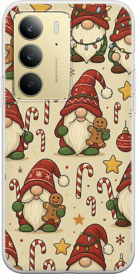 Festive Friends Gnome Realme C75 4g Flexible Tpu Transparente Silikon