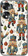 Festive Friends Nutcracker Honor 70 5g Black Tpu Μαύρη Σιλικόνη