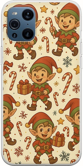 Festive Friends Elf Oppo Find X3 Pro 5g Flexible Tpu Transparente Silikon Handyhülle