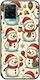 Festive Friends Snowman Vivo Y21s Negru TPU Silicon