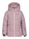 Waterproof Kids' Casual Jacket Windproof with Hood Pink Loris