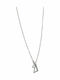 Damen Halskette Silber Monogramm 'δ' Silber 925