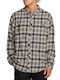 Coastline Long-sleeved Flannel Shirt Olive