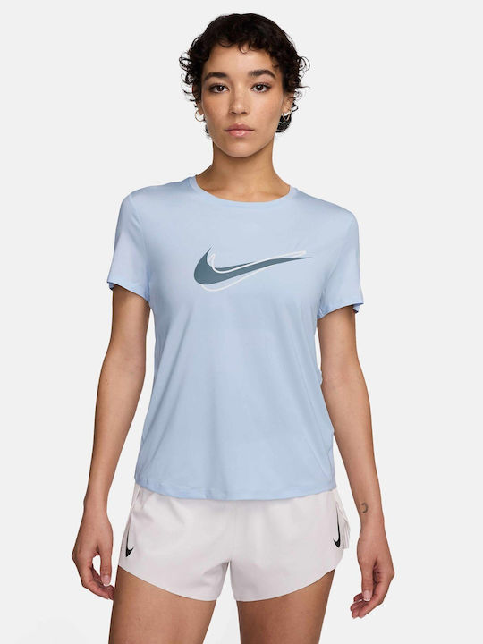Nike Γυναικεία Μπλούζα Κοντομάνικη Blue