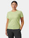 Damen Sport Bluse Kurzärmelig Green
