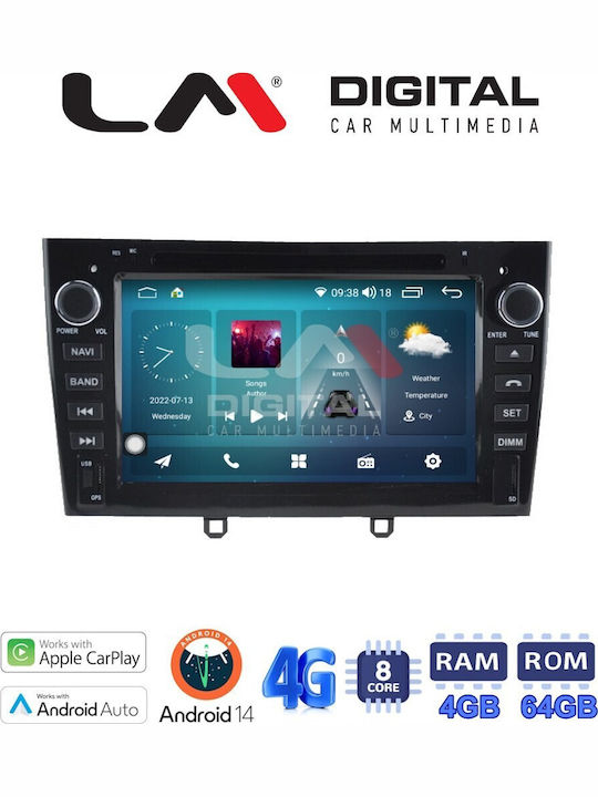 LM Digital Автомобилна Аудио Система (Блутут/USB/WiFi/GPS/Apple-Carplay/Android-Auto)