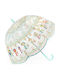 Djeco Kids Curved Handle Umbrella with Diameter 70cm Transparent