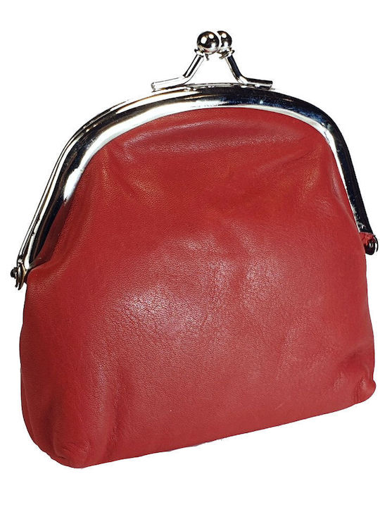 Small Leather Women's Wallet Classic Red