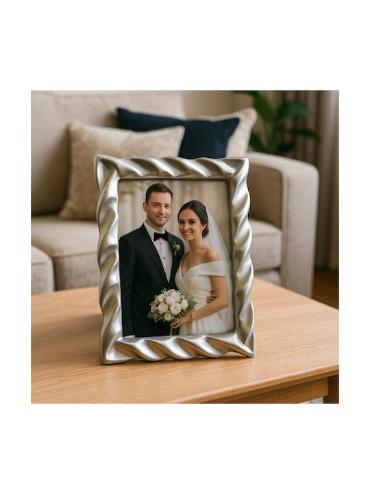 Galifas Polyresin Photo Frame with Silver Frame
