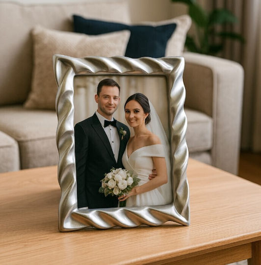 Galifas Polyresin Photo Frame with Silver Frame