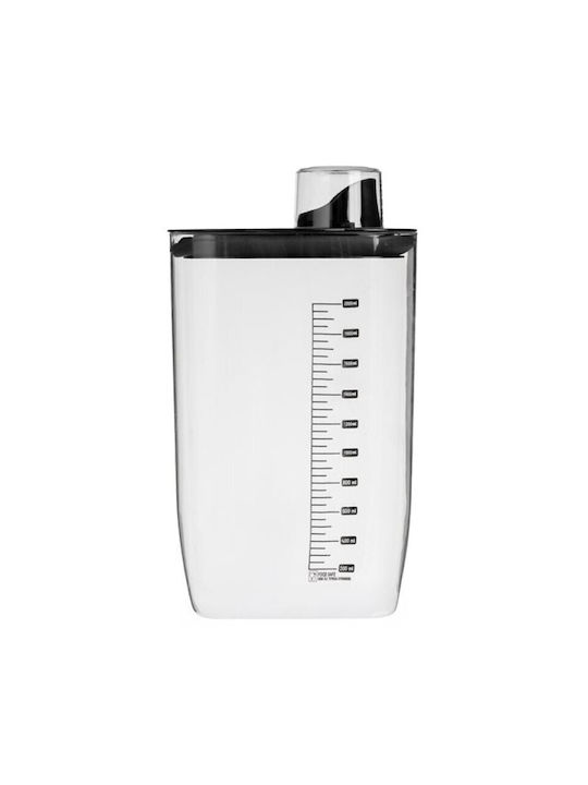 Viosarp Vază Utilizare Generală Cu Capac Ermetic Plastic Transparent 2100ml