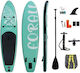 ForAll Aufblasbares SUP Board mit Länge 3.2m Hellblau