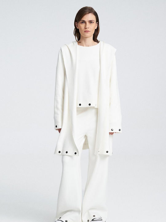 Zoya Women's Knitted Cardigan White