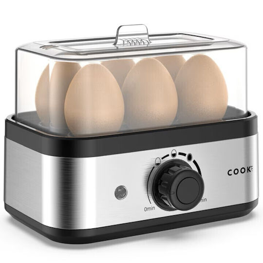 COOK-IT Fierbător de Ouă 6 Locuri 400W Gri