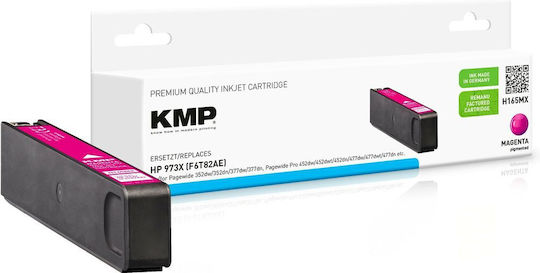 KMP Compatible Inkjet Printer Ink HP F6T82AE Magenta 1pcs