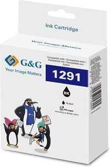 G&G Compatible Inkjet Printer Ink Epson T1291/C13T12914012 11.2ml Black 1pcs