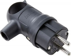 Schuko Rubber Plug Handle 16a 3500w Ip44 Lezard 106-0400-0109 Schuko Rubber Plug Handle 16a 3500w Ip44 Lezard 106-0400-0109