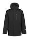 Jacke Wasserdicht und Winddicht Black