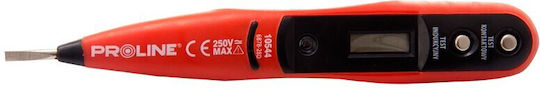 Voltage Indicator Tester Lcd Screen 12-36-55-110-220v 160mm Proline 10544