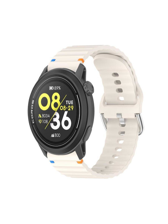 Curea Silicon Alb (Galaxy Watch 3 45mm - Ceas Galaxy Watch 3 45mm)