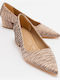 Leder Pumps Beige