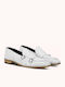 Men's Leather Moccasins White