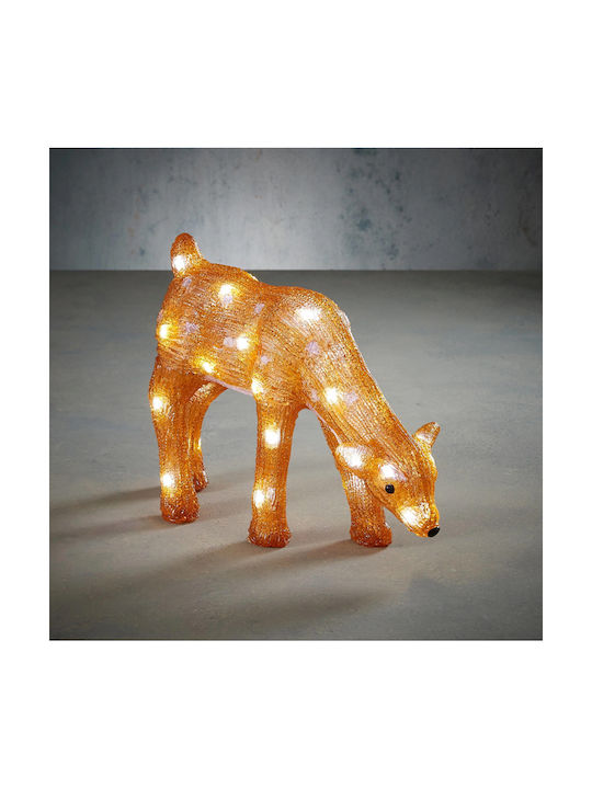 Χριστουγεννιάτικο Φωτιστικό Luca Lighting Ελαφάκι 30 Leds 25cm 1167026