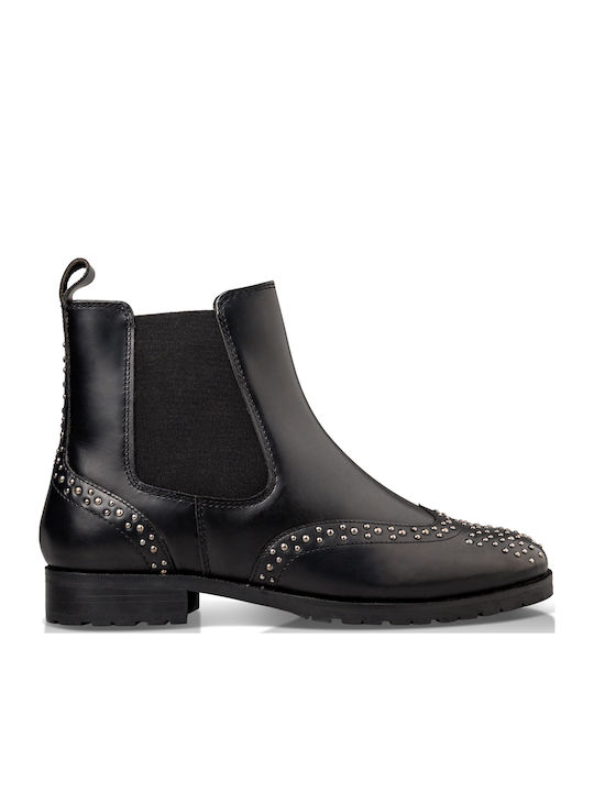 Leather Women's Chelsea Boots Black