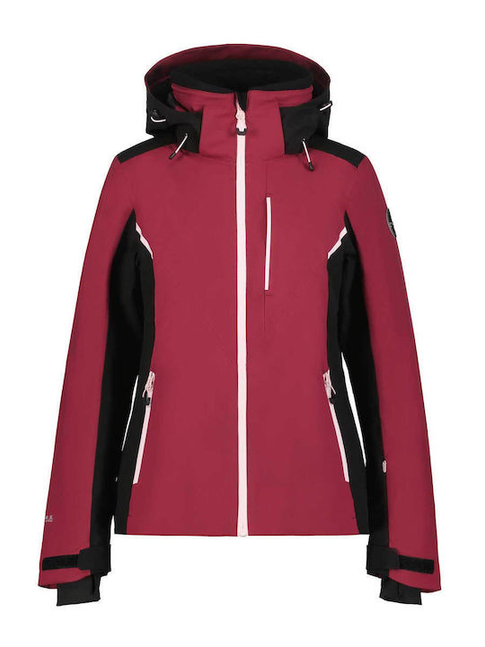 Icepeak 53121839-692 Γυναικείο Μπουφάν για Σκι & Snowboard Ροζ