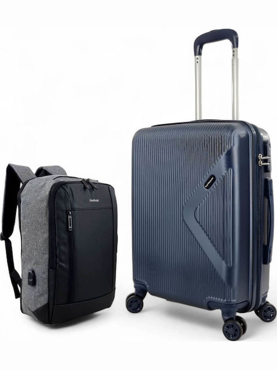 Playful Bags Reisekoffer Hartschalen Blue mit 4...