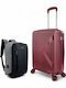 Playful Bags Travel Suitcases Hard Bordeaux with 4 Wheels