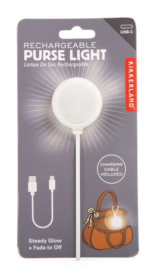 Kikkerland Rechargeable LED Emergency Light with Battery Powered 1pcs