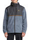 Boundary Men's Fleece Jacket Hooded Blue