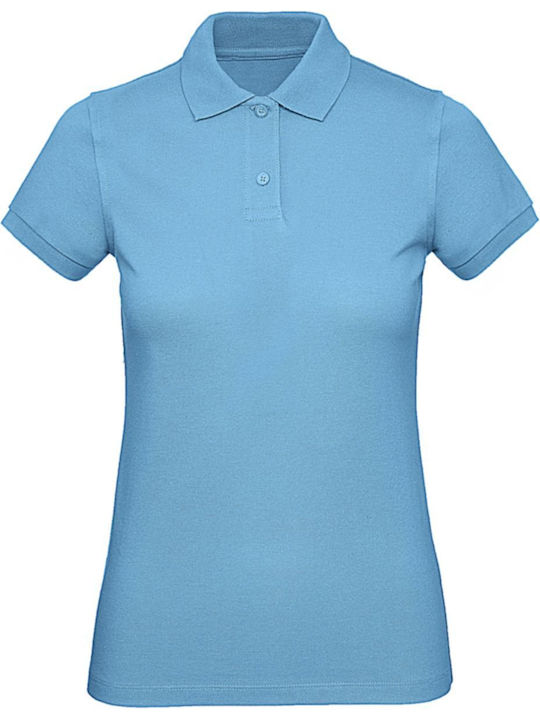 B&C Organic Γυναικείο Διαφημιστικό T-shirt Κοντομάνικο Very Turquoise