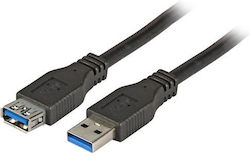 EFB K5237.5 USB 3.0 USB-A Мъжки към USB-A Мъжки / USB-A Женски 5м