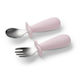 Babyono Baby Set with Fork made of Silicone for...