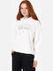 Damen Sweatshirt Kapuzen White